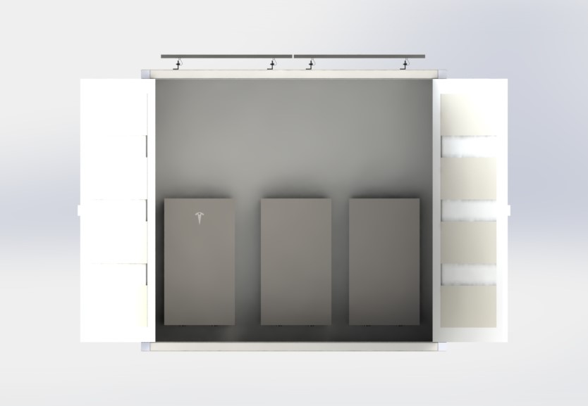 太阳能设计40英尺集装箱式